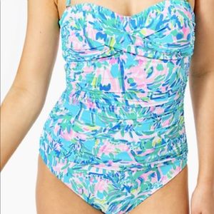 Lilly Pulitzer flamenco one piece cabana cocktail